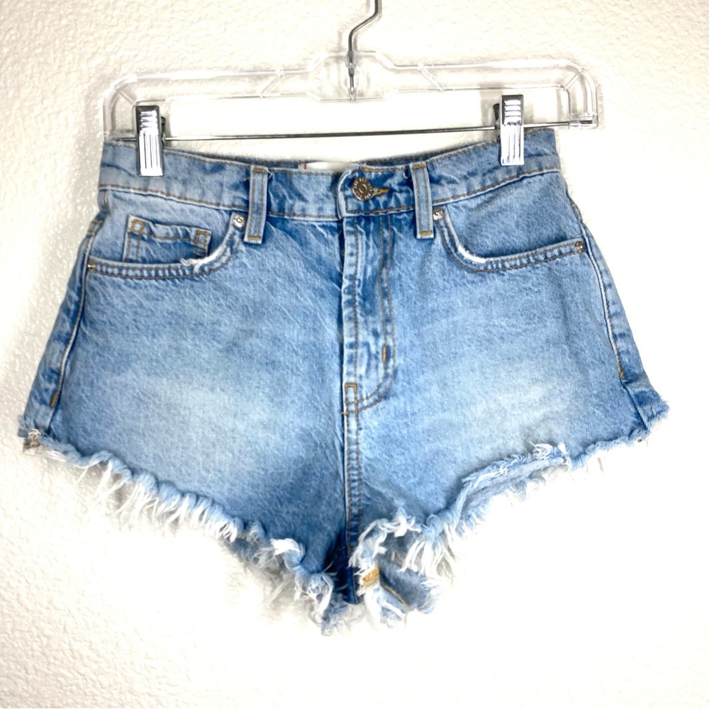 Urban Outfitters BDG Denim Shorts 25 Cut Off Light Wash Cotton Jean